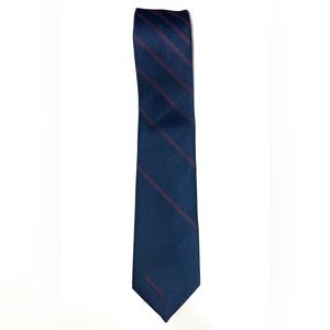 Oscar de la Renta Blue and Red Tie